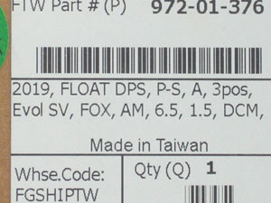 FOX FORK(VANILLA,FLOAT,TALAS,F80,F100)